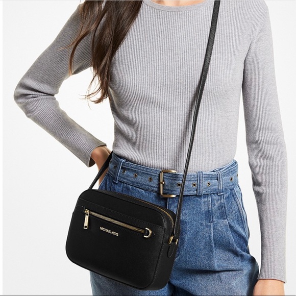 MICHAEL KORS Jet Set Saffiano Crossbody Bag  NWOT - Picture 2 of 7